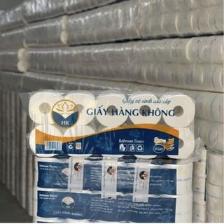 BỊCH 10 CUỘN GIẤY VỆ SINH HÀNG KHÔNG, GIẤY VIETNAM AIRLINE KHÔNG LÕI, 3 LỚP CTB312 - BECHIP