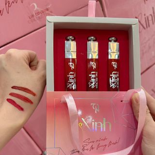 Son Xinh Mỹ Phẩm Đông Anh Chính Hãng - Set 3 Cây Tặng Tẩy Tế Bào Chết Môi