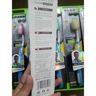 COMBO 5, 10 BÀN CHẢI ĐÁNH RĂNG ÔNG GIÀ HÀN QUỐC CTB55 - BECHIP