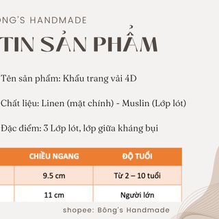 Khẩu trang vải 3D (3 lớp) kháng khuẩn chống bụi họa tiết CHERRY