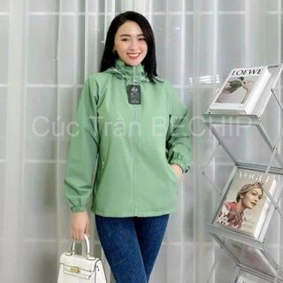 ÁO KHOÁC GIÓ NỮ, ÁO GIÓ NỮ, ÁO KHOÁC GIÓ DÙ NỮ 2 LỚP, CHỐNG THẤM NƯỚC, CHỐNG GIÓ CTB207 - BECHIP