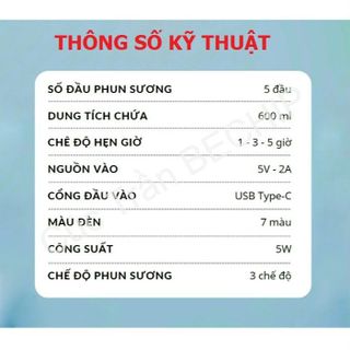 QUẠT ĐIỀU HÒA PHUN SƯƠNG, QUẠT ĐIỀU HÒA HƠI NƯỚC ĐỂ BÀN KÈM ĐÈN LED 7 MÀU CTB196 - BECHIP