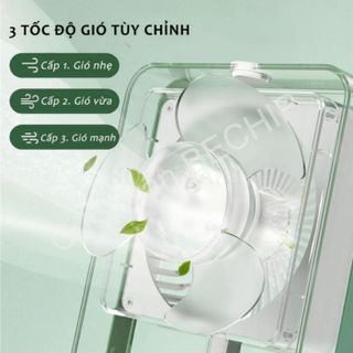 QUẠT TÍCH ĐIỆN ĐIỀU HÒA HƠI NƯỚC MINI KIÊM ĐÈN NGỦ LÀM MÁT KHÔNG KHÍ CTB196 – BECHIP