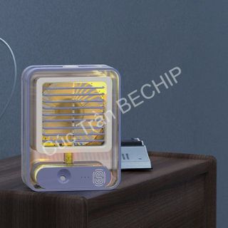 QUẠT TÍCH ĐIỆN ĐIỀU HÒA HƠI NƯỚC MINI KIÊM ĐÈN NGỦ LÀM MÁT KHÔNG KHÍ CTB196 – BECHIP