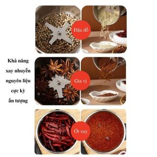 MÁY XAY HẠT KHÔ CAO CẤP SIÊU MẠNH FOOD GRINDER CTB66- BECHIP