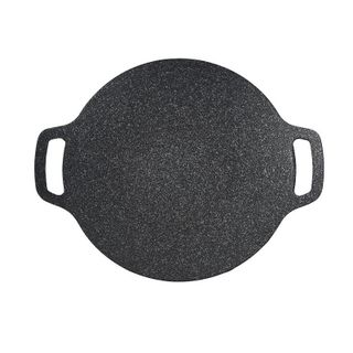 CHẢO GANG CẠN NƯỚNG TRỰC TIẾP ĐÁY CẠN KHÔNG CẦN DẦU 34CM DÙNG ĐƯỢC BẾP TỪ CTB420 - BECHIP