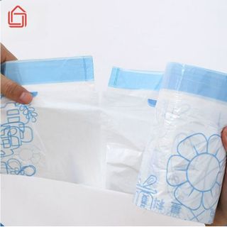 CUỘN 100 TÚI ĐỰNG RÁC DÂY RÚT MINAIER TỰ HỦY, SIÊU DAI, CHỐNG RÒ RỈ NƯỚC, KHÔNG SỢ BẨN TAY 45*50 CM CTB302 - BECHIP
