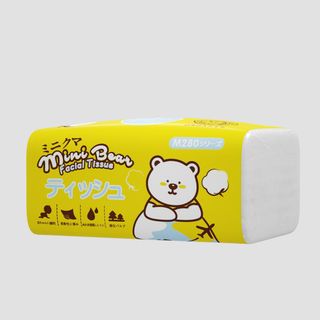 Khăn giấy khô Mini Bear chính hãng- 220 tờ / 4 lớp