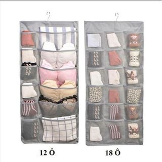 TÚI ĐỰNG ĐỒ LÓT 2 MẶT 30 NGĂN TREO TỦ TIỆN LỢI CTB62 - BECHIP