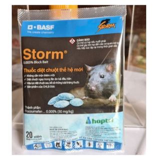 [ GÓI 20 VIÊN ] THUỐC DIỆT CHUỘT SINH HỌC STORM THẾ HỆ MỚI HIỆU QUẢ, AN TOÀN CTB406 - BECHIP