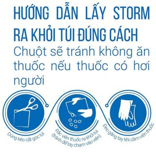 [ GÓI 20 VIÊN ] THUỐC DIỆT CHUỘT SINH HỌC STORM THẾ HỆ MỚI HIỆU QUẢ, AN TOÀN CTB406 - BECHIP