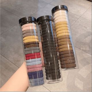 HỘP 20 SỢI DÂY THUN BUỘC TÓC PHONG CÁCH HÀN QUỐC CTB525 - BECHIP