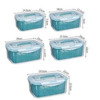 SET 5 BỘ ĐỰNG THỰC PHẨM ĐA NĂNG 2 LỚP CA0 CẤP CTB49 - BECHIP