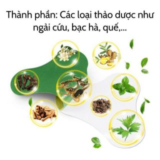 HỘP 12 MIẾNG DÁN VAI GÁY NGẢI CỨU THẢO DƯỢC GIẢM ĐAU NHỨC HIỆU QUẢ CTB161 - BECHIP