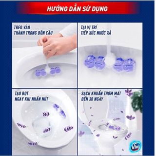 VIM TREO VỆ SINH BỒN CẦU CTB401 -BECHIP