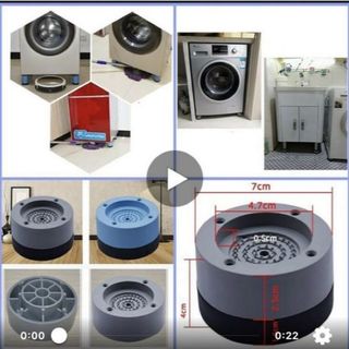 BỘ 04 CHÂN ĐẾ CAO SU CHỐNG RUNG MÁY GIẶT CTB48 - BECHIP