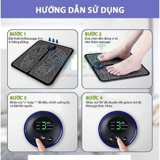 MÁY MASSAGE CHÂN XUNG ĐIỆN EMS FOOD MASSAGE CAO CẤP CTB157 - BECHIP