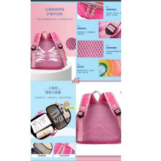 BALO HÌNH BÁN NGUYỆT, BALO MẦM NON CHO BÉ ĐI HỌC SIÊU NHẸ, CHỐNG THẤM NƯỚC CTB283 - BECHIP