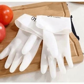 COMBO 2 ĐÔI GĂNG TAY CAO SU TRẮNG HÌNH CON HƯƠU CTB522 - BECHIP