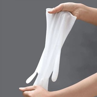 COMBO 2 ĐÔI GĂNG TAY CAO SU TRẮNG HÌNH CON HƯƠU CTB522 - BECHIP