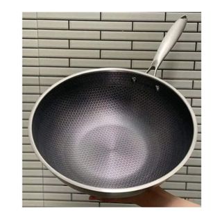 CHẢO TỔ ONG SÂU LÒNG SIÊU CHỐNG DÍNH 3 LỚP INOX 304 32CM CTB280 - BECHIP