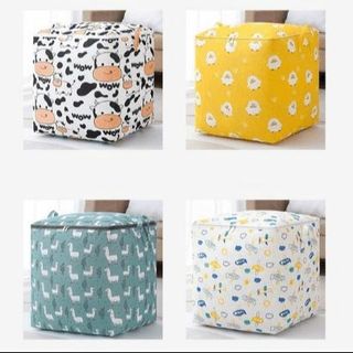 TÚI ĐỰNG CHĂN MÀN, QUẦN ÁO 100L CÓ DÂY KÉO TIỆN LỢI CTB28 - BECHIP