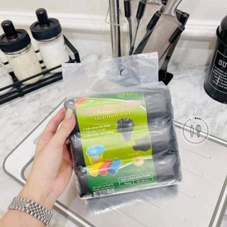 TÚI ĐỰNG RÁC MÀU ĐEN SIZE TRUNG 55X65CM (SET 3 CUỘN) CTB516 - BECHIP
