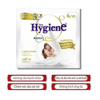 GÓI NƯỚC XẢ VẢI HYGIENE THÁI LAN SIÊU ĐẬM ĐẶC, LÀM MỀM VẢI, THƠM DÀI LÂU 20ML CTB278 - BECHIP