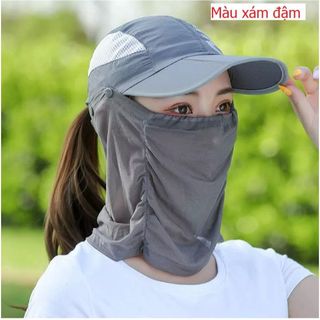 MŨ LƯỠI TRAI CHỐNG NẮNG KÈM LƯỚI CHE MẶT DÀNH CHO CẢ NAM VÀ NỮ CTB149 - BECHIP