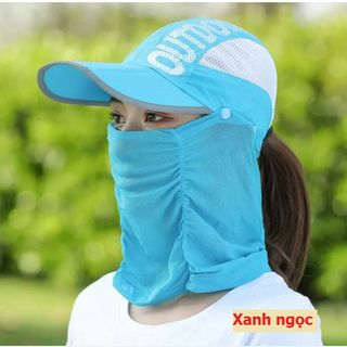 MŨ LƯỠI TRAI CHỐNG NẮNG KÈM LƯỚI CHE MẶT DÀNH CHO CẢ NAM VÀ NỮ CTB149 - BECHIP