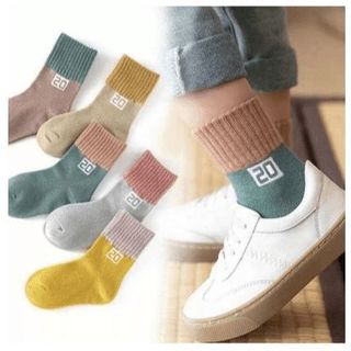 COMBO 5 ĐÔI TẤT CỔ CAO CHO TRẺ EM HÀNG LOẠI 1 DÀY MỊN CTB41- BECHIP