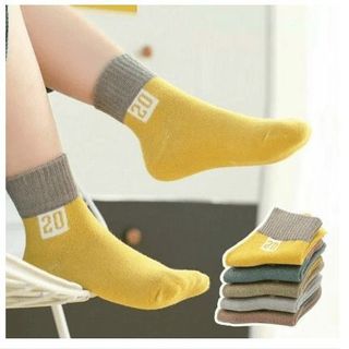 COMBO 5 ĐÔI TẤT CỔ CAO CHO TRẺ EM HÀNG LOẠI 1 DÀY MỊN CTB41- BECHIP