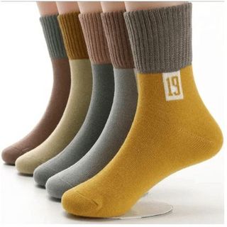 COMBO 5 ĐÔI TẤT CỔ CAO CHO TRẺ EM HÀNG LOẠI 1 DÀY MỊN CTB41- BECHIP