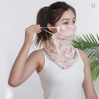 KHẨU TRANG CHỐNG NẮNG KIÊM KHĂN ĐEO CỔ 2 TRONG 1 BẰNG VẢI LỤA THOÁNG MÁT CTB147 - BECHIP