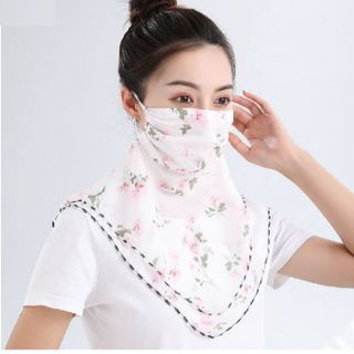 KHẨU TRANG CHỐNG NẮNG KIÊM KHĂN ĐEO CỔ 2 TRONG 1 BẰNG VẢI LỤA THOÁNG MÁT CTB147 - BECHIP