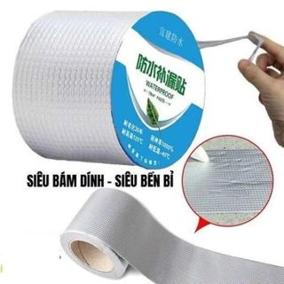 BĂNG KEO CHỐNG THẤM, CHỐNG DỘT, MIẾNG DÁN SIÊU DÍNH, CHỐNG THẤM NƯỚC CUỘN DÀI 5M CTB389 - BECHIP