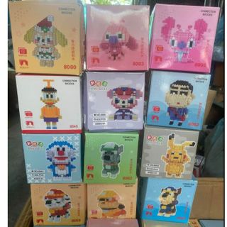 LEGO MINI, MÔ HÌNH LẮP RÁP BEARBRICK MINI, LEGO LẮP GHÉP HOẠT HÌNH ĐÁNG YÊU CHO BÉ CTB274 - BECHIP