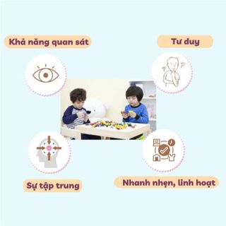 LEGO MINI, MÔ HÌNH LẮP RÁP BEARBRICK MINI, LEGO LẮP GHÉP HOẠT HÌNH ĐÁNG YÊU CHO BÉ CTB274 - BECHIP