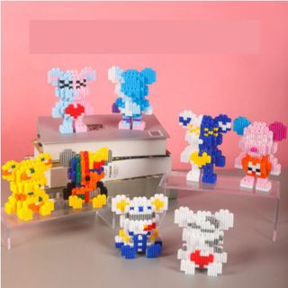 LEGO MINI, MÔ HÌNH LẮP RÁP BEARBRICK MINI, LEGO LẮP GHÉP HOẠT HÌNH ĐÁNG YÊU CHO BÉ CTB274 - BECHIP