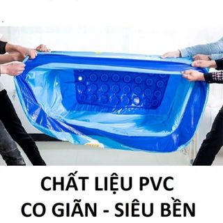 (mua thêm bơm) BỂ BƠI CHO BÉ CÓ ĐÁY CHỐNG TRƠN TRƯỢT, GẤP GỌN DỄ DÀNG NHIỀU KÍCH THƯỚC CTB145 - BECHIP