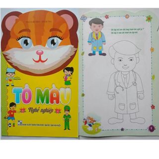 BỘ 8 QUYỂN SÁCH TÔ MÀU CHO BÉ THEO NHIỀU CHỦ ĐỀ KHÁC NHAU CTB271 - BECHIP