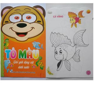 BỘ 8 QUYỂN SÁCH TÔ MÀU CHO BÉ THEO NHIỀU CHỦ ĐỀ KHÁC NHAU CTB271 - BECHIP