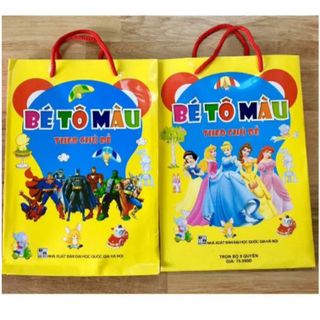 BỘ 8 QUYỂN SÁCH TÔ MÀU CHO BÉ THEO NHIỀU CHỦ ĐỀ KHÁC NHAU CTB271 - BECHIP