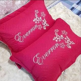 [ CẶP 2 CÁI ] VỎ GỐI TRẦN BÔNG CÓ KHÓA KÉO THÊU HOA CAO CẤP CTB24 - BECHIP