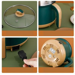 CA NẤU MÌ ĐA NĂNG, NỒI LẨU ĐIỆN MINI ĐA NĂNG TIỆN DỤNG CÓ TAY CẦM 1,8L CTB268 - BECHIP