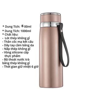 BÌNH GIỮ NHIỆT INOX 304 CAO CẤP VACCUUM CTB142- BECHIP