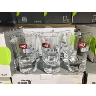 BỘ 6 CỐC RƯỢU THỦY TINH DELI 35ML SIÊU ĐẸP CTB500 - BECHIP