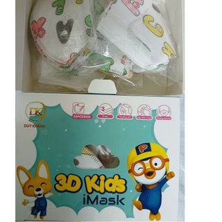HỘP 50 KHẨU TRANG Y TẾ 3D KIDS CHO BÉ TỪ 1- 6 TUỔI CTB136 - BECHIP