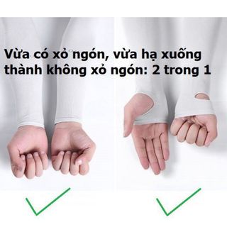 COMBO 3 ĐÔI GĂNG TAY CHỐNG NẮNG XỎ NGÓN LET'S SLIM CTB25 - BECHIP