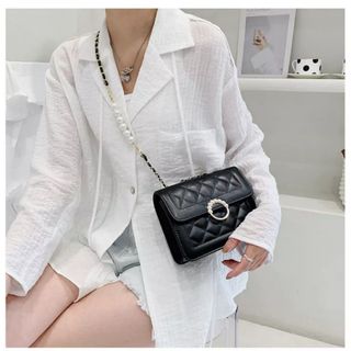 TÚI XÁCH NỮ ĐEO CHÉO DÂY XÍCH PHỐI NGỌC CAO CẤP CTB21 - BECHIP